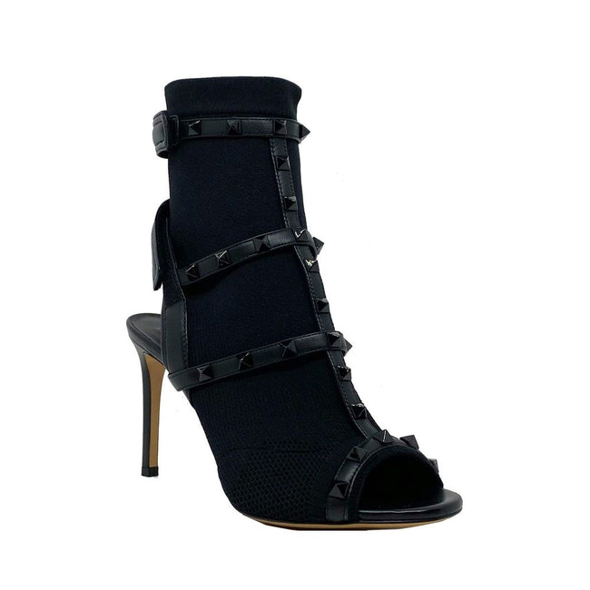 Valentino Garavani Valentino Rockstud Sock Heel Sandals Valentino Garavani