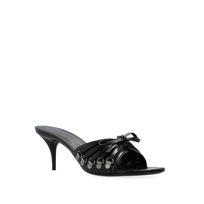 Balenciaga Cagole 70 Leather Sandals Balenciaga