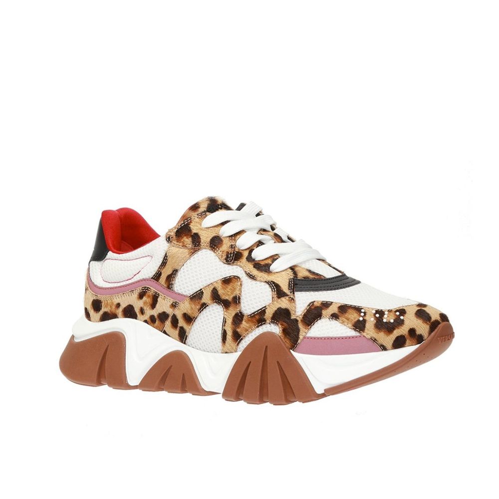 Versace Squalo Leopard Sneakers Versace