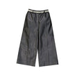 Stella McCartney Cropped Leather Effect Pants Stella McCartney
