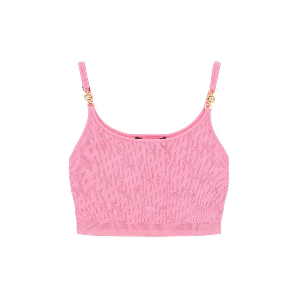 Versace La Greca Cropped Top Versace