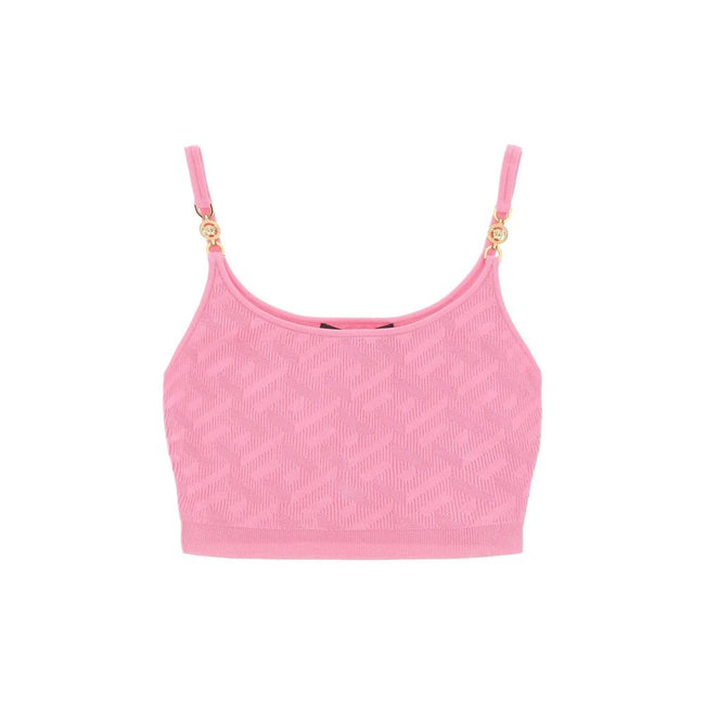 Versace La Greca Cropped Top Versace