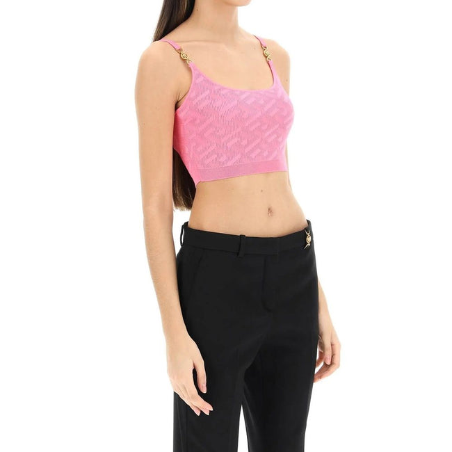 Versace La Greca Cropped Top Versace