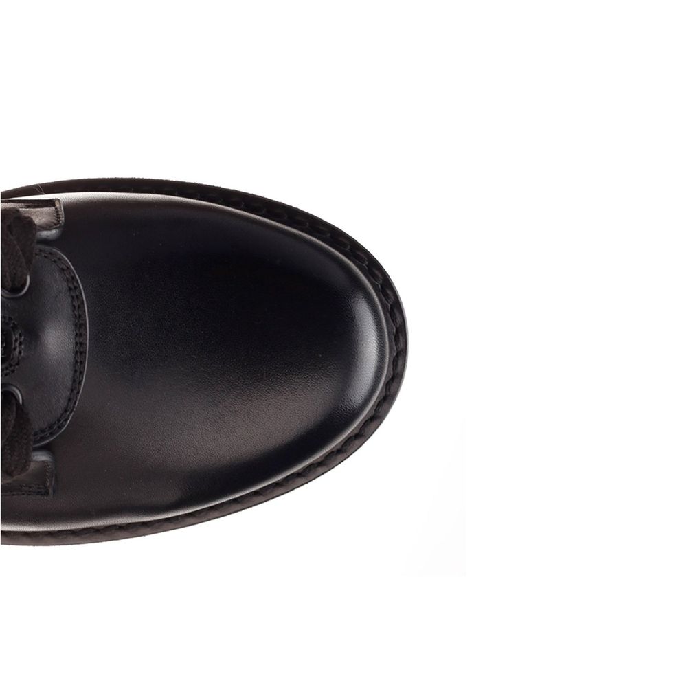 Valentino Garavani Combat Leather Boots Valentino Garavani
