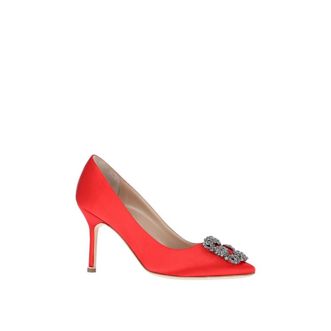 Manolo Blahnik Hangisi 090 Satin Pumps Manolo Blahnik
