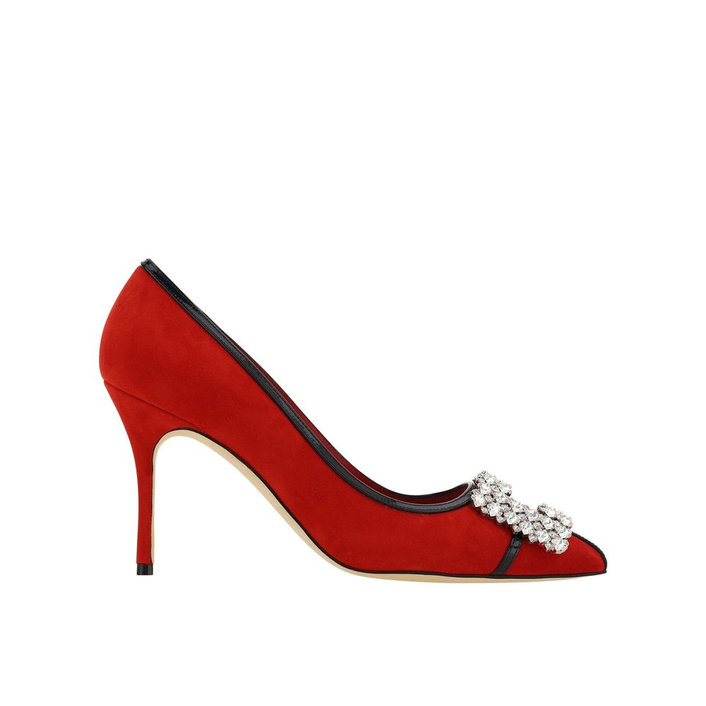 Manolo Blahnik Tuberian 90 Suede Pumps Manolo Blahnik