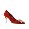 Manolo Blahnik Tuberian 90 Suede Pumps Manolo Blahnik