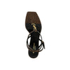 Saint Laurent Cassandra Leather Flip-Flop Sandals Saint Laurent