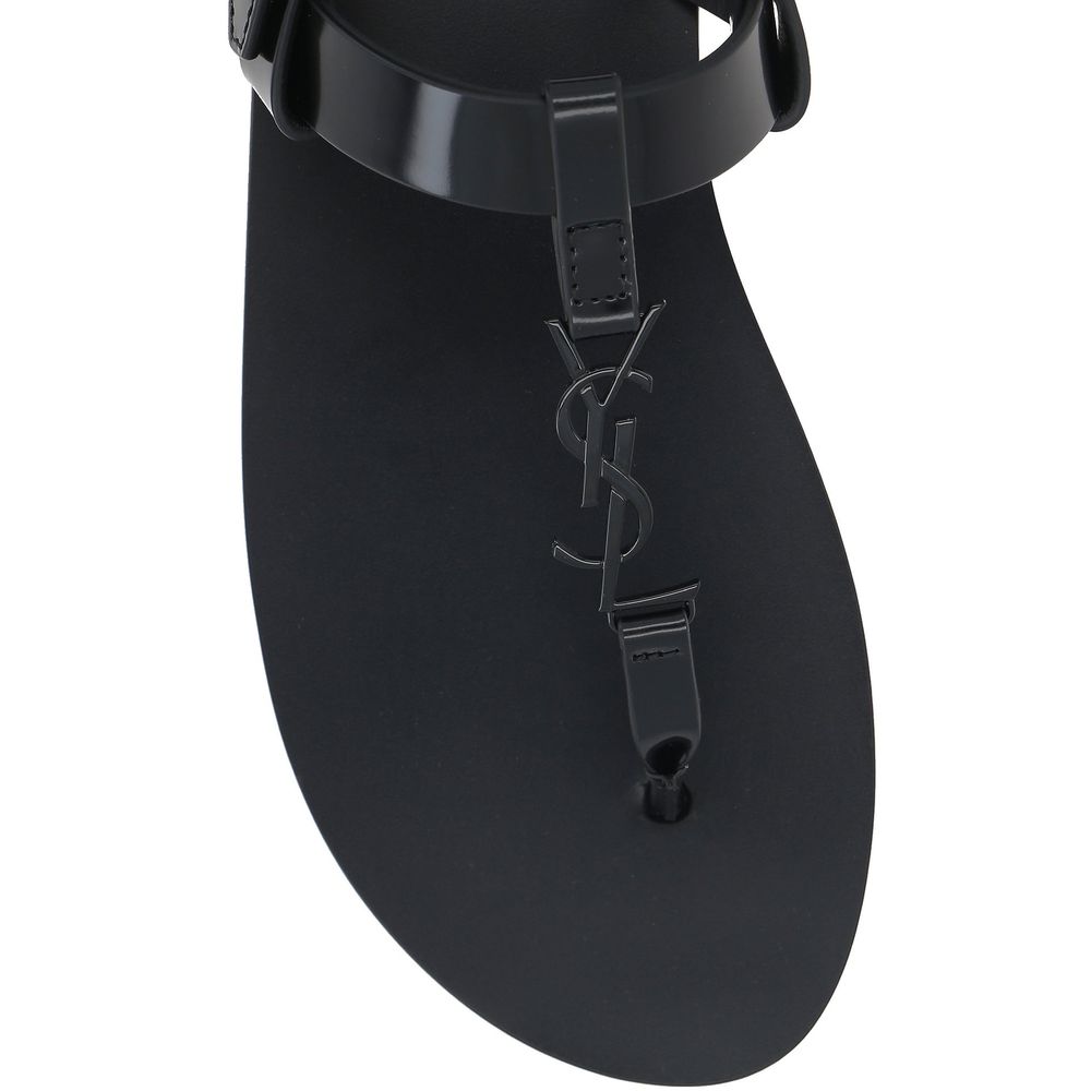 Saint Laurent Cassandre 05 Flat Sandals Saint Laurent