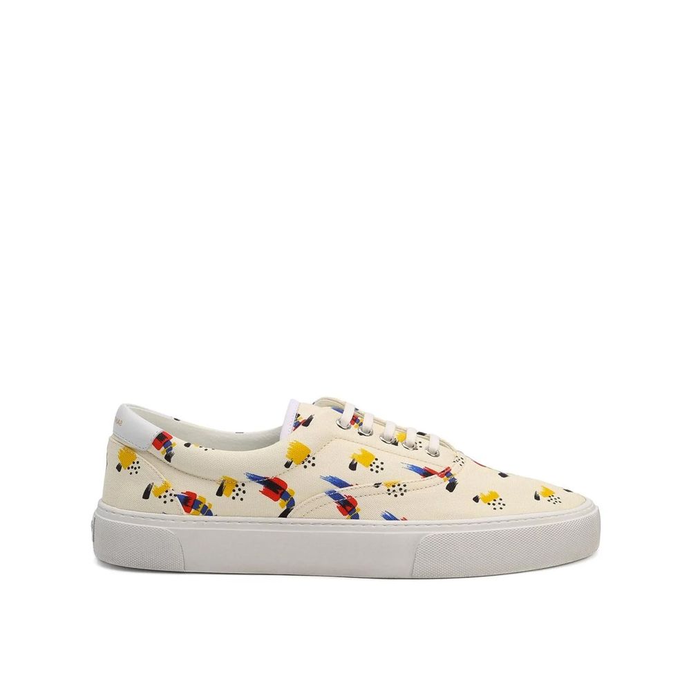Saint Laurent Printed Canvas Sneakers Saint Laurent