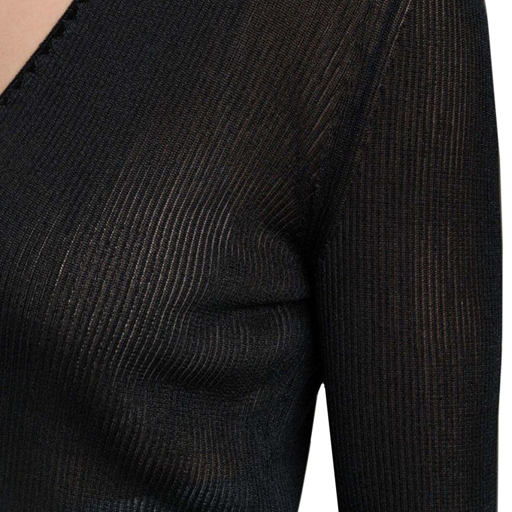 Tom Ford Sheer Fine-Ribbed Top Tom Ford