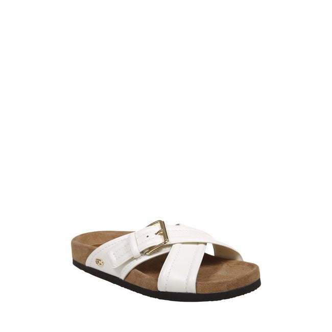 Valentino Garavani Leather Flat Sandals Valentino Garavani