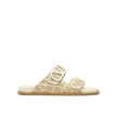 Valentino Garavani Toile Iconographe Flat Sandals Valentino Garavani