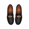 Valentino Garavani V-Logo Moon Leather Loafers Valentino Garavani