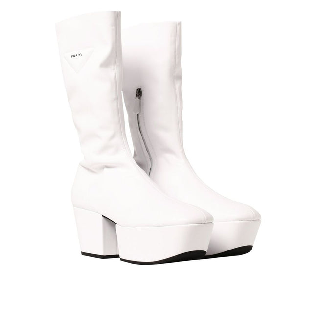 Prada Platform Pull On Boots Prada