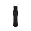 Saint Laurent Satin Long Dress Saint Laurent