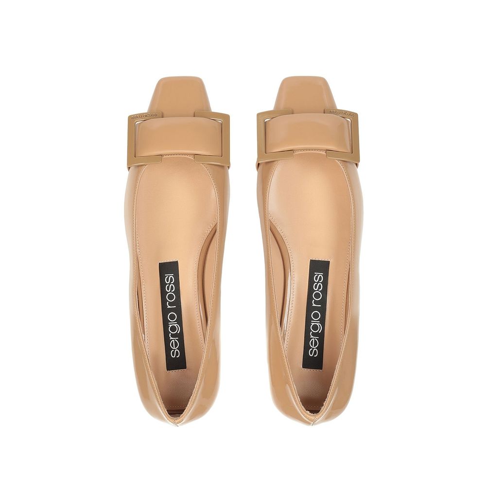 Sergio Rossi Leather Ballerina Flats Sergio Rossi
