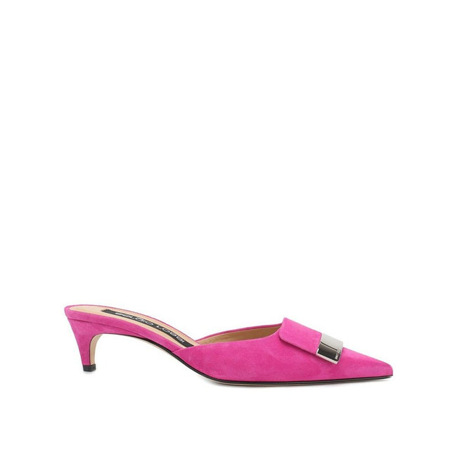Sergio Rossi Leather Mules Sergio Rossi