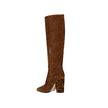Sergio Rossi Leopard-Print Leather Boots Sergio Rossi