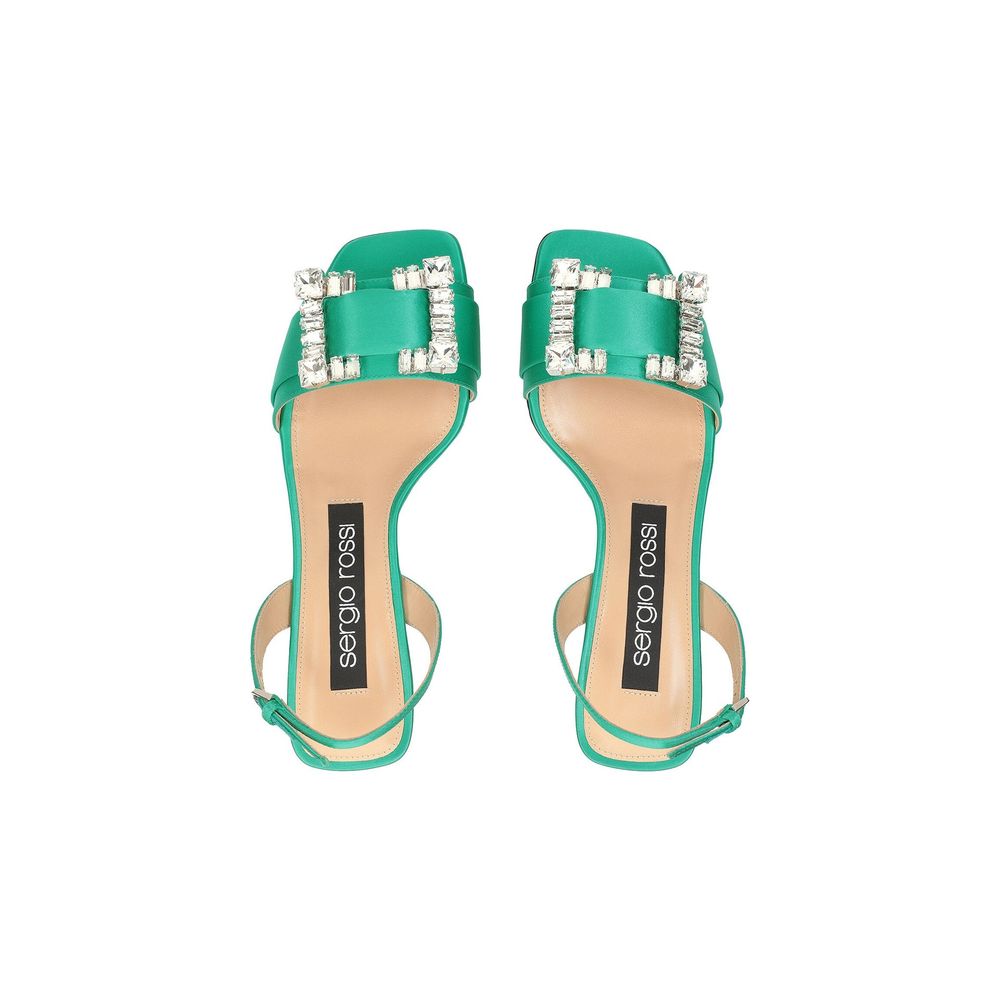 Sergio Rossi SR Twenty 060 Satin Sandals Sergio Rossi