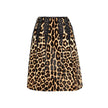 Bottega Veneta Leopard Print Calf Hair Skirt Bottega Veneta