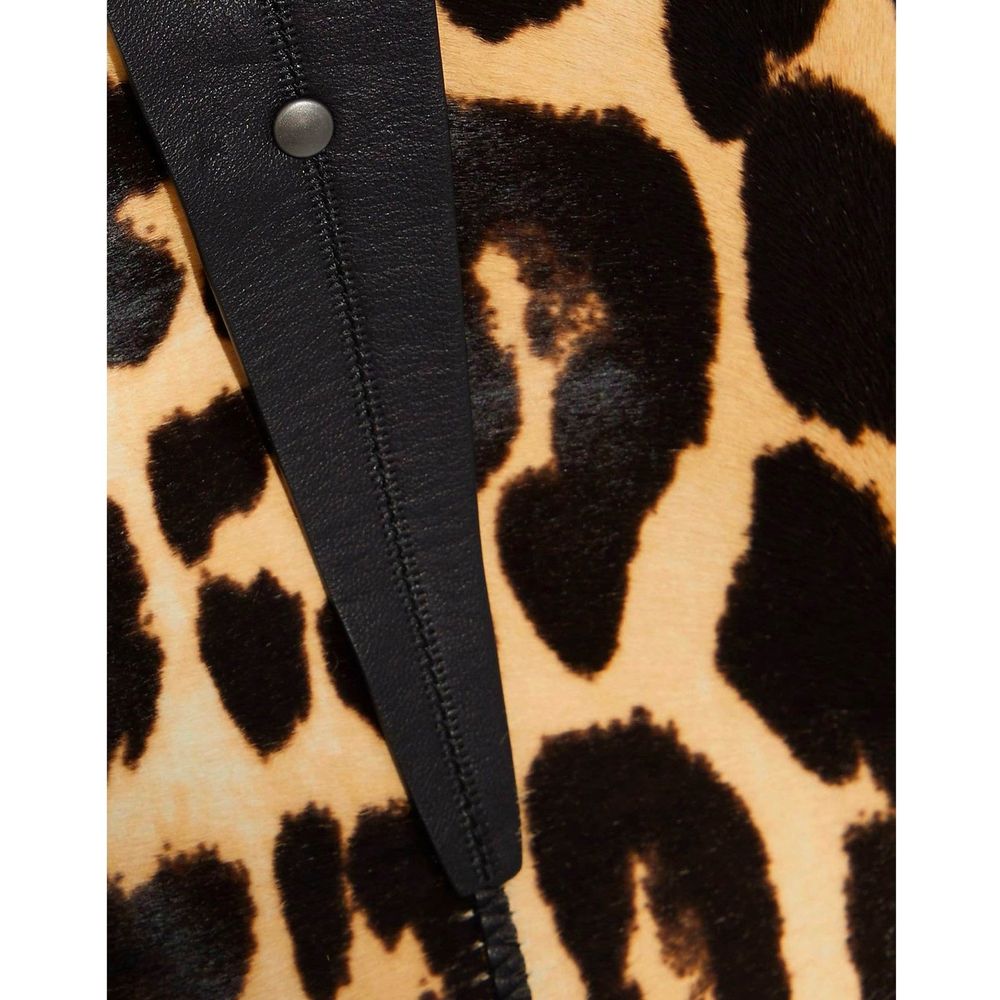 Bottega Veneta Leopard Print Calf Hair Skirt Bottega Veneta