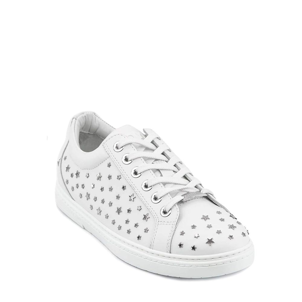 Jimmy Choo Cash Star Leather Sneakers Jimmy Choo