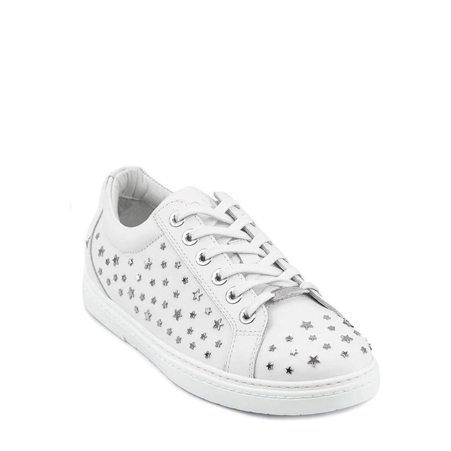 Jimmy Choo Cash Star Leather Sneakers Jimmy Choo