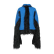 Maison Margiela Faux Fur Trimmed Cape Jacket Maison Margiela