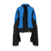 Maison Margiela Faux Fur Trimmed Cape Jacket Maison Margiela