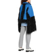 Maison Margiela Faux Fur Trimmed Cape Jacket Maison Margiela