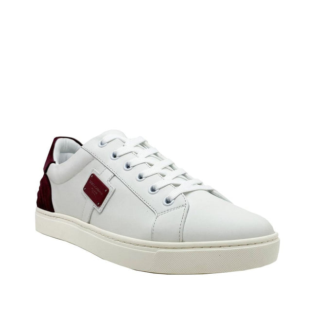 Dolce & Gabbana Logo Leather Sneakers Dolce & Gabbana