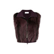 Fabiana Filippi Fox Fur Knitted Vest Jacket Fabiana Filippi