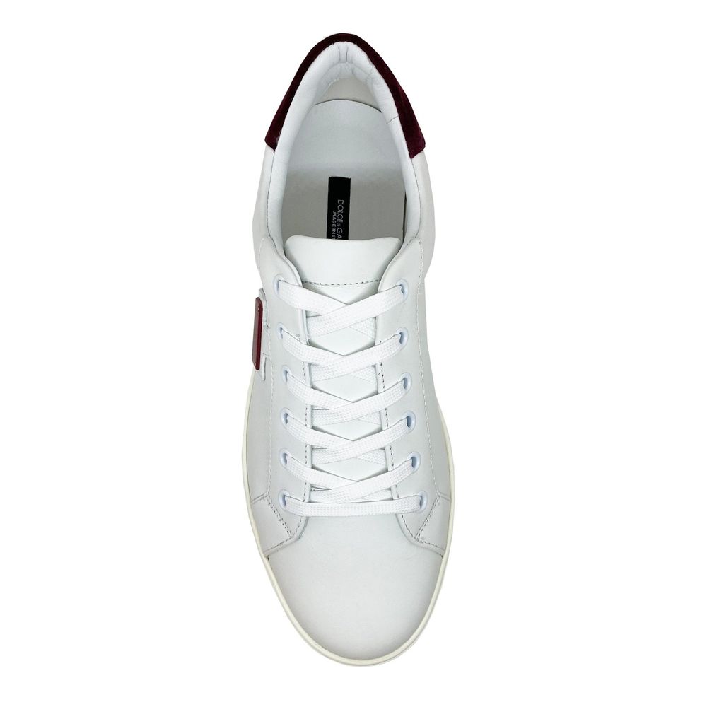 Dolce & Gabbana Logo Leather Sneakers Dolce & Gabbana