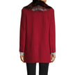 Fendi Fur Collar Wool Coat Fendi