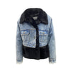 FORTE DEI MARMI COUTURE Fur Lining Denim Jacket FORTE DEI MARMI COUTURE