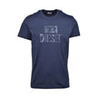 Diesel Blue Cotton T-Shirt Diesel