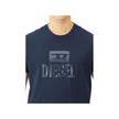 Diesel Blue Cotton T-Shirt Diesel