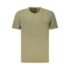 Hugo Boss Green Cotton Men T-Shirt Hugo Boss