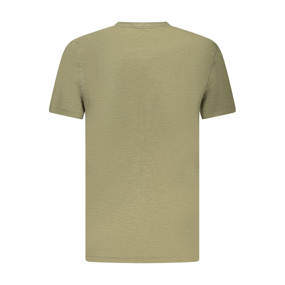 Hugo Boss Green Cotton Men T-Shirt Hugo Boss
