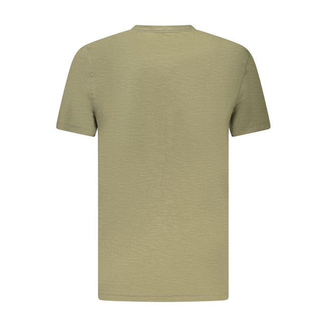 Hugo Boss Green Cotton Men T-Shirt Hugo Boss