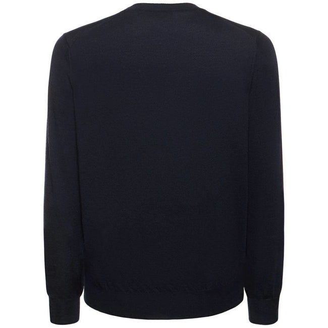 Brunello Cucinelli Blue Cashmere Men Sweater Brunello Cucinelli