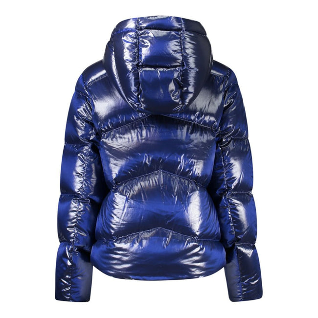 K-WAY Blue Polyamide Jackets & Coat K-WAY