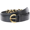 PINKO Black Calfskin Belt PINKO