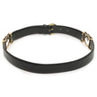 PINKO Black Calfskin Belt PINKO