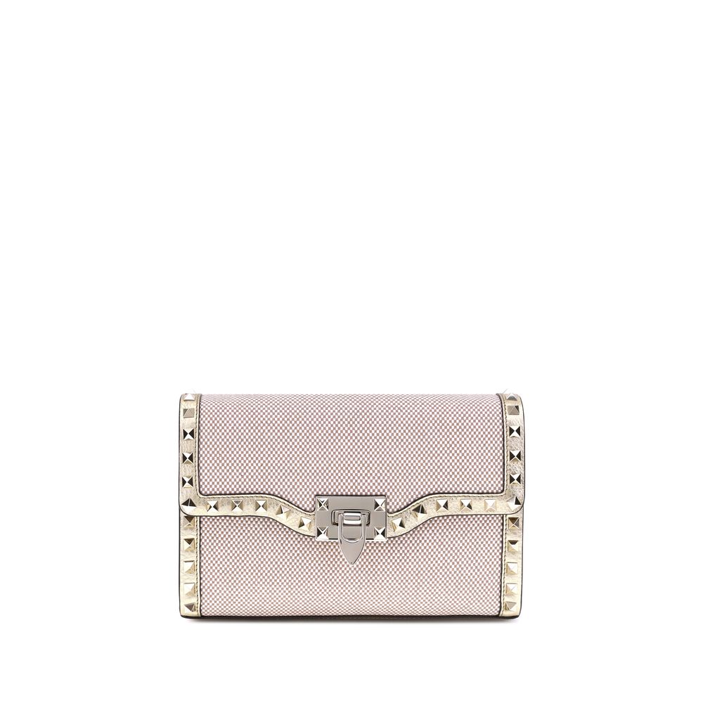 Valentino Garavani Small canvas Rockstud Shoulder Bag Valentino Garavani