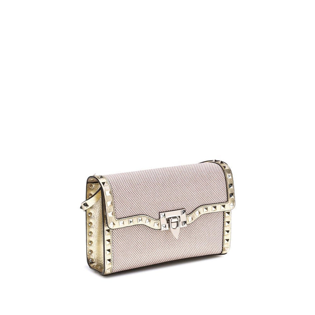 Valentino Garavani Small canvas Rockstud Shoulder Bag Valentino Garavani