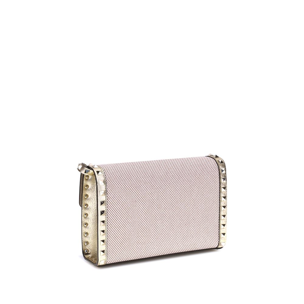 Valentino Garavani Small canvas Rockstud Shoulder Bag Valentino Garavani