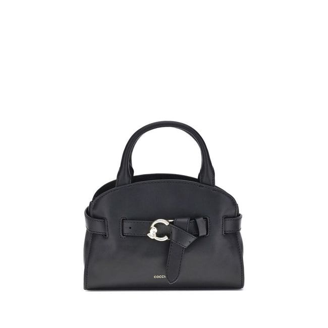 Coccinelle Black Calf Leather Bos Taurus Handbag Coccinelle