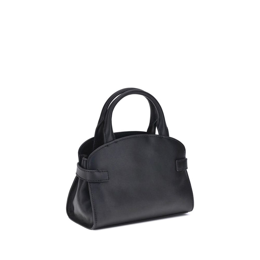 Coccinelle Black Calf Leather Bos Taurus Handbag Coccinelle